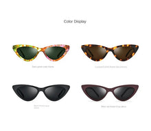 Lade das Bild in den Galerie-Viewer, Sunglasses sun Shades Small Frame Polarized Fashion Triangle Women's Retro Plate Cats' Eye unisex
