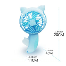Load image into Gallery viewer, Summer Mini Cooling Air Conditioner Hand Pressed Small Fan Dormitory Student Mini Portable Handheld
