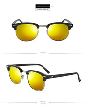 Load image into Gallery viewer, Sunglasses sun Shades Polarized Half Frame Rice Nail Reflective Lenses Retro Photochromic Glass unisex
