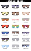 Lade das Bild in den Galerie-Viewer, Sunglasses sun Shades Large Frame Integrated Trendy Fashion Box shade Colorful Color unisex
