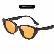 Lade das Bild in den Galerie-Viewer, Sunglasses sun Shades Beautiful Triangle Cats' Eye Women's Fashion Flat Frame Vintage Street Trendy Holiday unisex
