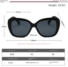 Load image into Gallery viewer, Sunglasses sun Shades Women's Diamond Embedded Square with Large Frame unisex
