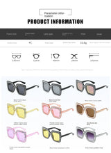 Lade das Bild in den Galerie-Viewer, Sunglasses sun Shades Fashion Imitation Diamond Big Square Rim Catwalk Fashion Foreign Trade unisex

