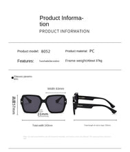 Lade das Bild in den Galerie-Viewer, Sunglasses sun Shades All Match Trendy Simple Chic Chanel Style for Women unisex
