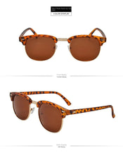 Load image into Gallery viewer, Sunglasses sun Shades Polarized Half Frame Rice Nail Reflective Lenses Retro Photochromic Glass unisex
