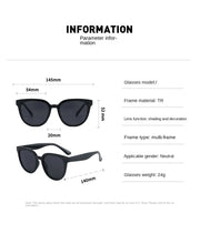 Load image into Gallery viewer, Sunglasses sun Shades Women's Xiaohongshu Retro Milk Tea Korean Style All Match unisex
