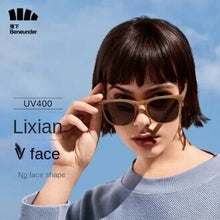 Lade das Bild in den Galerie-Viewer, Sunglasses sun Shades Foldable Lightweight Big Square Rim Double Layer Protection UV Protection unisex
