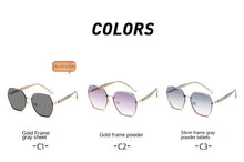 Lade das Bild in den Galerie-Viewer, unisex Sunglasses sun Shades Light Luxury  Frameless Gradient Large Rim Trend Polarized
