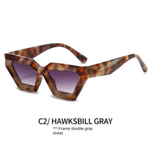 Load image into Gallery viewer, Sunglasses sun Shades Thick Frame Polygonal Personality Fashion Diamond Protection unisex
