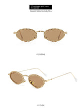 Lade das Bild in den Galerie-Viewer, Sunglasses sun Shades Personality Fashion Women's High Grade Diamond Embedded Hip Hop Anti Blue Light unisex
