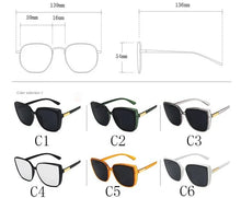 Load image into Gallery viewer, Sunglasses sun Shades Square Large Frame Fashion Vintage Street unisex
