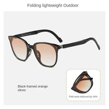 Load image into Gallery viewer, Sunglasses sun Shades Foldable and Portable Women's Outdoor UV Proof Fashion Street Shooting Eye Shadow unisex
