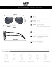 Lade das Bild in den Galerie-Viewer, Sunglasses sun Shades Day Night Vision Dual Use Polarized Men's Polarized Color Changing Aviator Driver unisex
