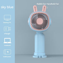 Load image into Gallery viewer, Small Handheld From Mini Radiator Portable USB  Portable From Office Mute Fan Mobile Phone H
