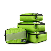Lade das Bild in den Galerie-Viewer, Soperwillton 4 Piece Set High-grade Suitcase Organizer Travel Packing Cube Nylon Breathable Men Women Luggage Organizer Cube Set
