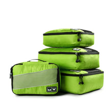 Lade das Bild in den Galerie-Viewer, Soperwillton 4 Piece Set High-grade Suitcase Organizer Travel Packing Cube Nylon Breathable Men Women Luggage Organizer Cube Set
