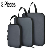 Lade das Bild in den Galerie-Viewer, Soperwillton Compression Packing Cubes Set For Travel 3 Sizes 3 6 Pieces Travel Luggage Packing Organizers Accessories #9004
