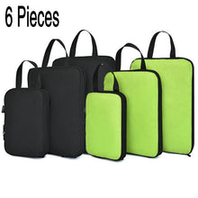 Lade das Bild in den Galerie-Viewer, Soperwillton Compression Packing Cubes Set For Travel 3 Sizes 3 6 Pieces Travel Luggage Packing Organizers Accessories #9004

