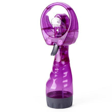 Load image into Gallery viewer, Summer Handheld Cooling Water Spray Mist Fan With Spray Bottle Desk Humidification Cartoon Handheld
