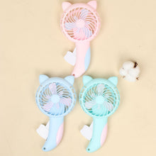 Load image into Gallery viewer, Summer Mini Cooling Air Conditioner Hand Pressed Small Fan Dormitory Student Mini Portable Handheld
