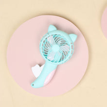 Load image into Gallery viewer, Summer Mini Cooling Air Conditioner Hand Pressed Small Fan Dormitory Student Mini Portable Handheld
