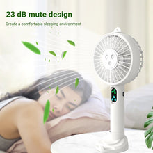 Load image into Gallery viewer, Summer Outdoor Travel Portable Mini Air Cooling Ventilador Hand Fan USB Rechargeable Electric Water
