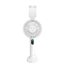 Load image into Gallery viewer, Summer Outdoor Travel Portable Mini Air Cooling Ventilador Hand Fan USB Rechargeable Electric Water
