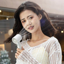Load image into Gallery viewer, Summer USB Handheld Fan Mini Silent Turbine Small Fan Portable Classroom Office Lunch Break Desktop
