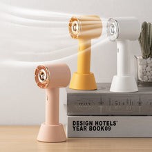 Load image into Gallery viewer, Summer USB Handheld Fan Mini Silent Turbine Small Fan Portable Classroom Office Lunch Break Desktop
