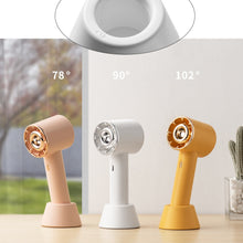 Load image into Gallery viewer, Summer USB Handheld Fan Mini Silent Turbine Small Fan Portable Classroom Office Lunch Break Desktop
