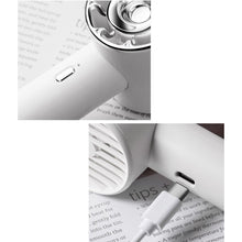Load image into Gallery viewer, Summer USB Handheld Fan Mini Silent Turbine Small Fan Portable Classroom Office Lunch Break Desktop
