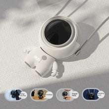 Lade das Bild in den Galerie-Viewer, The new usb portable hang hang rope small fan handheld lazy neck mini leaves the astronauts small el
