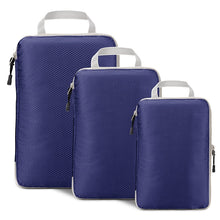Load image into Gallery viewer, Travel Compressible Packing Cubes Foldable Waterproof Storage Bag Travel Suitcase Nylon Portable With Handbag Luggage Organizer

