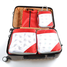 Load image into Gallery viewer, Travel Compression Packing Cubes Portable Luggage Organizer Storage Bags Shoes Bags With Mesh Lightweigh Foldable Handbag Pouch
