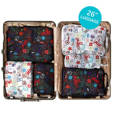 Load image into Gallery viewer, Travel Compression Packing Cubes Shoe Bag Luggage Organizer Accessories Extensible Storage Bags Travel Cubes Foldable Suitcases
