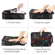 Load image into Gallery viewer, Travel Compression Packing Cubes Shoe Bag Luggage Organizer Accessories Extensible Storage Bags Travel Cubes Foldable Suitcases
