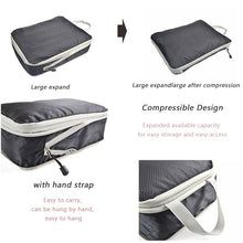 Load image into Gallery viewer, Travel Storage Bag Compressible Packing Cubes Nylon Portable With Handbag Luggage Organizer Foldable Waterproof Travel Suitcase
