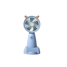 Load image into Gallery viewer, USB Handheld Small Electric Fan Summer Student  Portable Handheld Mini Small Electric Fan
