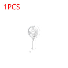 Load image into Gallery viewer, USB Mini Fan 1000/1200mAh Bracket Base 3 Speed Adjustment Small Desktop Air Cooler Portable Cooling
