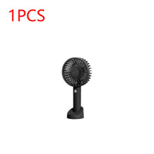 Load image into Gallery viewer, USB Mini Fan 1000/1200mAh Bracket Base 3 Speed Adjustment Small Desktop Air Cooler Portable Cooling
