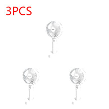 Load image into Gallery viewer, USB Mini Fan 1000/1200mAh Bracket Base 3 Speed Adjustment Small Desktop Air Cooler Portable Cooling
