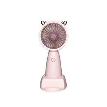 Lade das Bild in den Galerie-Viewer, USB Mini Handheld Fan Outdoor Mini Creative Desktop Office Mute Charging Portable Handheld Fan
