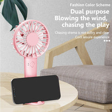 Lade das Bild in den Galerie-Viewer, USB Mini Handheld Fan Wind Power Convenient And Ultra-quiet Fan High Quality Portable Student Office
