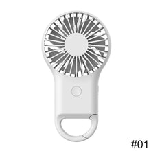 Lade das Bild in den Galerie-Viewer, USB Mini Wind Power Handheld Fan Ultra-quiet And Convenient Fan High Quality Portable Student Office

