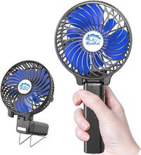 Load image into Gallery viewer, USB Powered Rechargeable Battery Operated Handheld Mini Fan Portable Small Hand Foldable Cooling Fan
