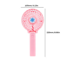 Lade das Bild in den Galerie-Viewer, Usb Mini Wind Power Handheld Fan3 Speed Adjustment Convenient And Ultra-quiet High Quality Summer Co
