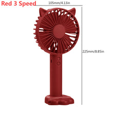 Lade das Bild in den Galerie-Viewer, Usb Mini Wind Power Handheld Fan3 Speed Adjustment Convenient And Ultra-quiet High Quality Summer Co
