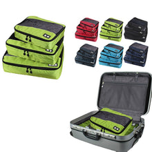 Load image into Gallery viewer, 3pcs/Set Clothing Packing Cubes Travel Bag for Shirts Pants Garment Bags Luggage Organizers Necessaire
