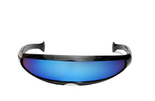 Load image into Gallery viewer, Sunglasses sun Shades Stylish Laser Laser Space Robot Siamese Mercury Lens unisex
