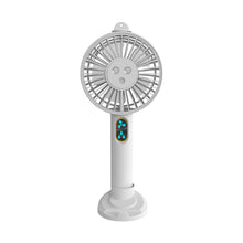 Load image into Gallery viewer, Portable Outdoor Travel Handheld Fan 2 in 1 Water Mist Fan USB Desktop Fan Portable Hydration Meter
